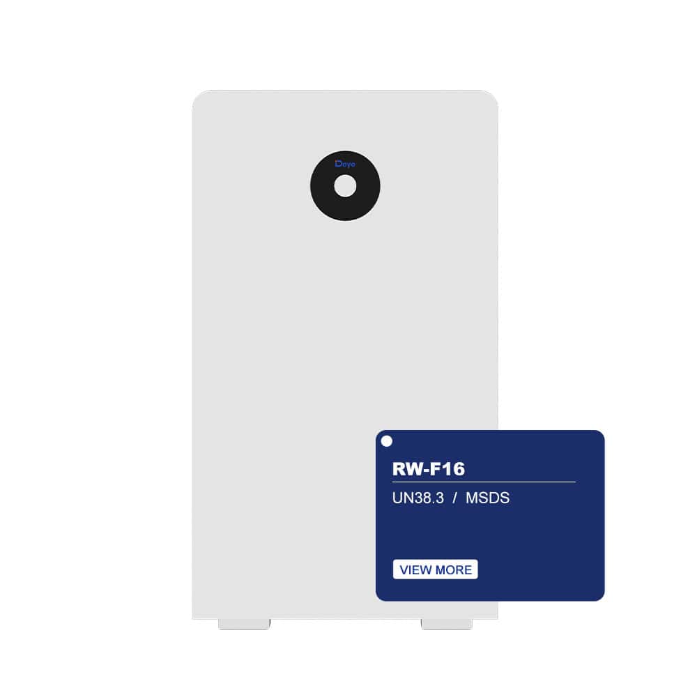 Deye RW-F16 LV thuisbatterij met LiFePO4 technologie