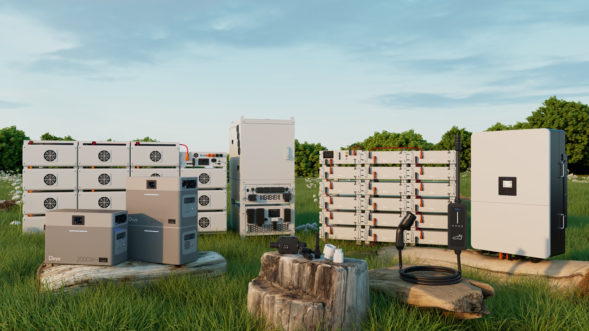 Deye thuisbatterij en slim energiesysteem voor warmtepomp en elektrische auto