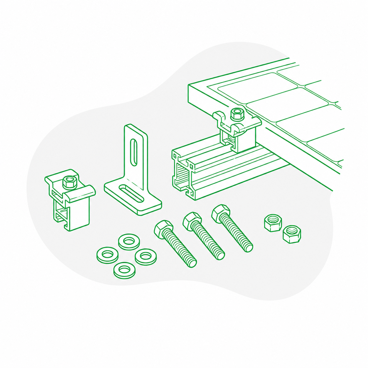 Hellix Montagemateriaal voor Zonnepanelen