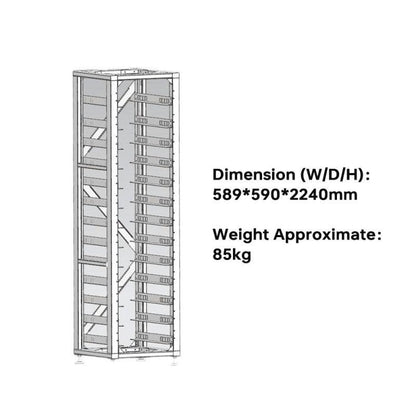 Deye | BOS-G Pro 19inch rack 12st | HV