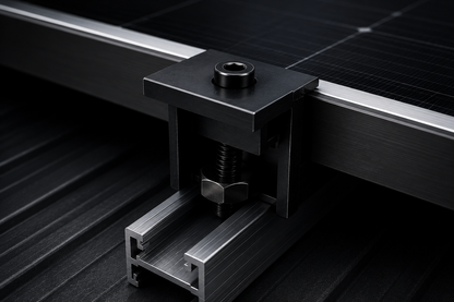 Hellix Eindklem Multi 35 mm Zwart | Voor Zonnepanelen met 35 mm Frame