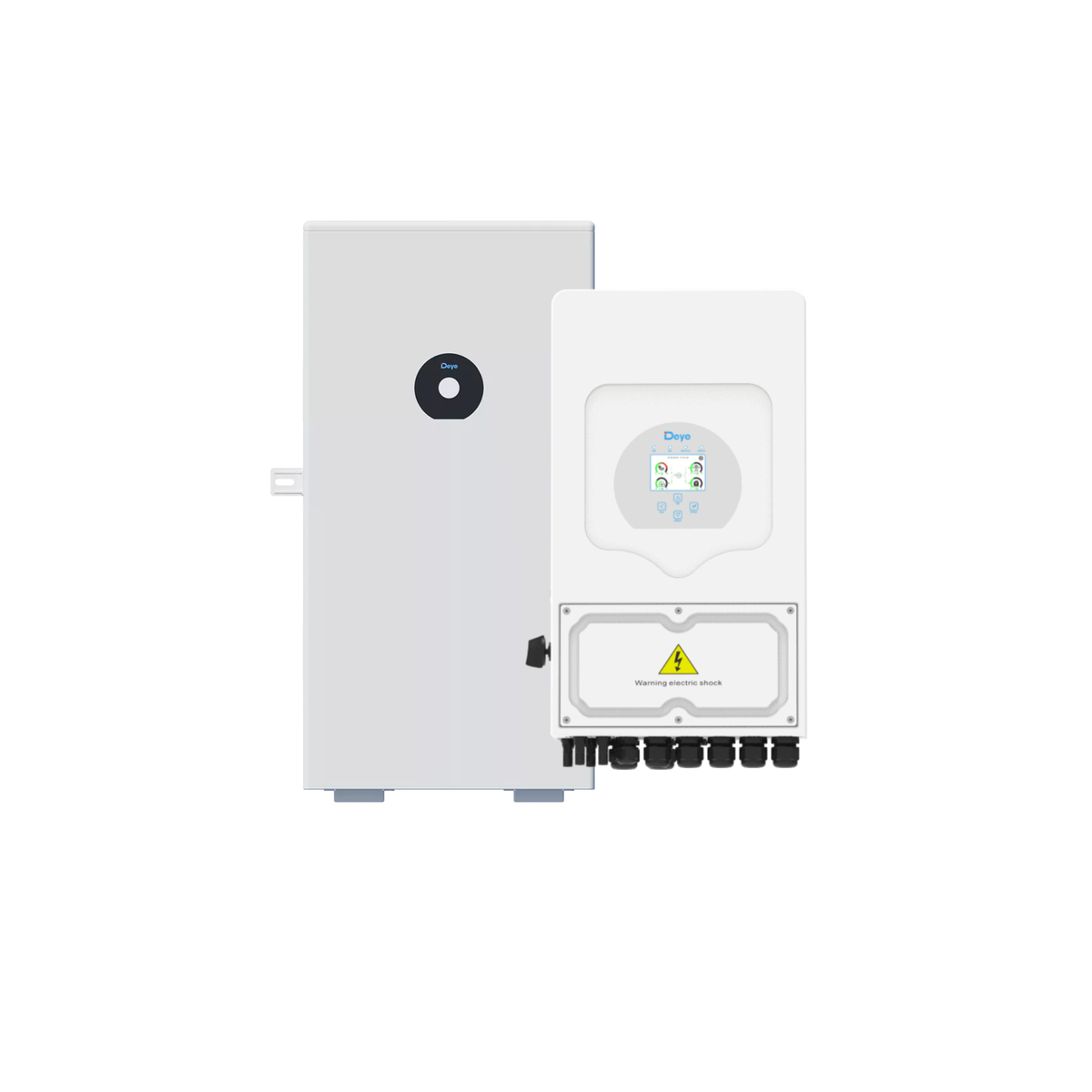 Deye 16kWh IP65 Thuisbatterij Set 1-fase 6kW | SE-F16 Max + SUN-6K-SG05LP1-EU